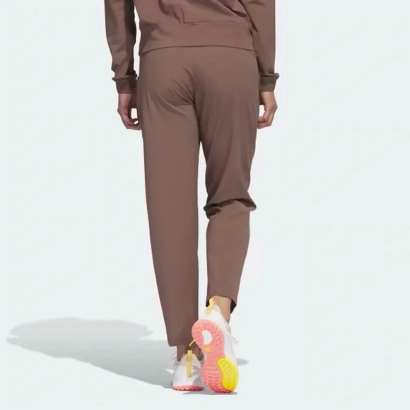 Adidas ULTIMATE365 TOUR PULL-ON GOLF ANKLE PANTS Brown XL - Picture 2 of 12